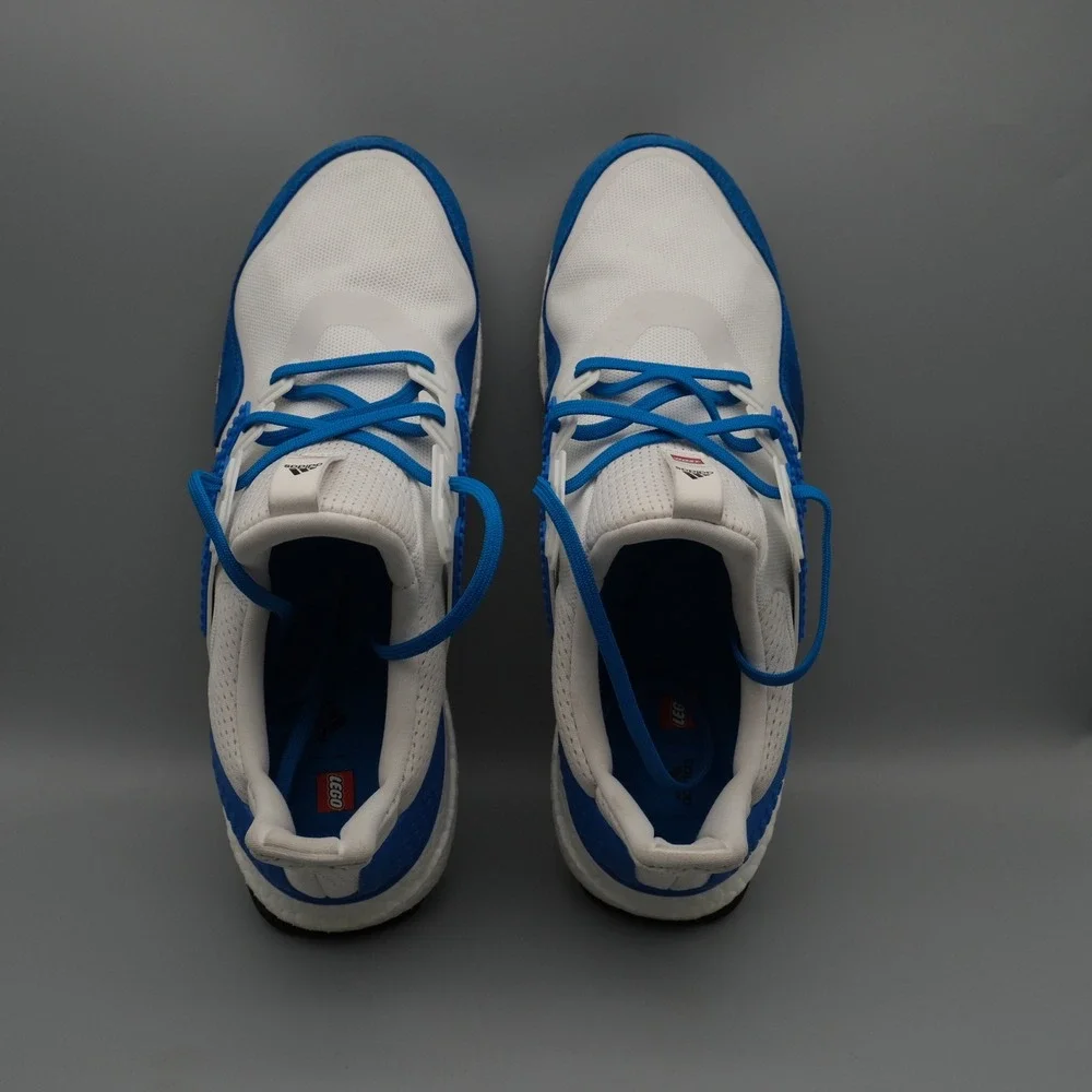 Adidas Ultraboost DNA x LEGO Mens White Blue Sneaker H67952 13 Running Shoe - Picture 6 of 13